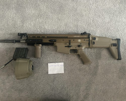 WE FN Scar H gbb with drum mag - Used airsoft equipment