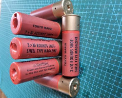 Tm shotgun shells x6 - Used airsoft equipment