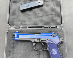 WE Berreta M92 Black and blue - Used airsoft equipment