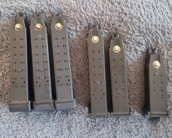 6x Glock Mags - Used airsoft equipment