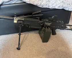 Retractable stock M249 - Used airsoft equipment