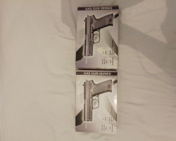 Pair of green gas pistols - Used airsoft equipment