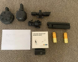 scopes drum mags shotgun trace - Used airsoft equipment