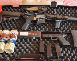 Pistol and rifle - Used airsoft equipment