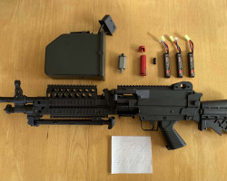 Specna Arms M249 Mk46 LMG - Used airsoft equipment