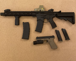 GE M4 GBBR and WE G17 GBB - Used airsoft equipment