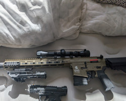 Dmr  and aap all included 328f - Used airsoft equipment