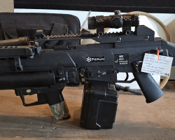 WE 999K G36 AEG LMG Build - Used airsoft equipment