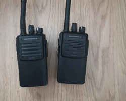 2 Motorola VX261 2 Way Radios - Used airsoft equipment